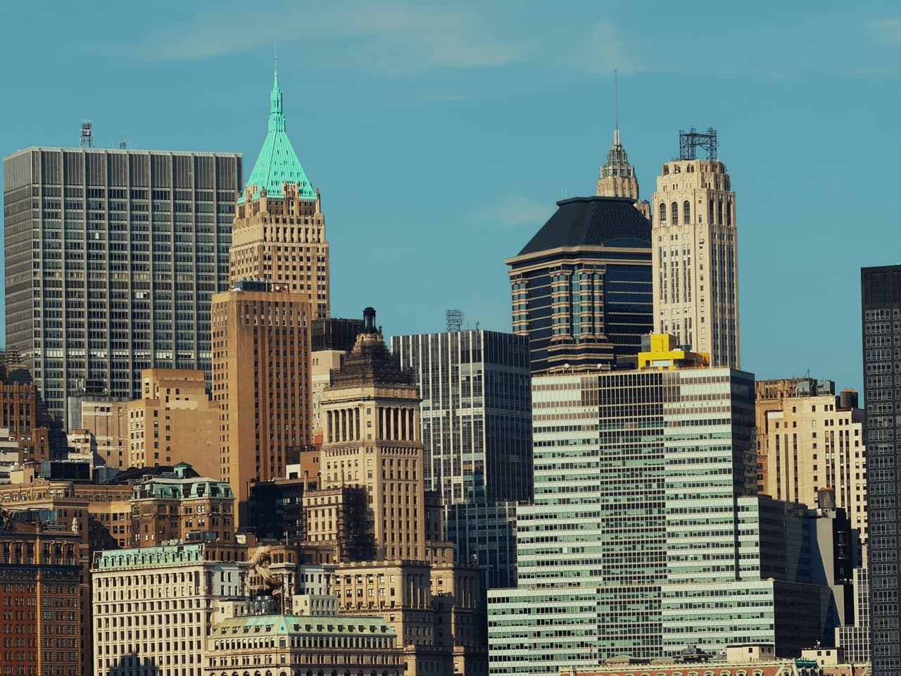Lower Manhattan skyline